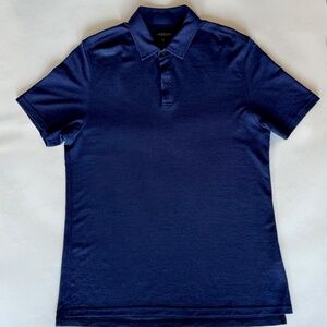 Unbound Merino Mens Polo Navy XL